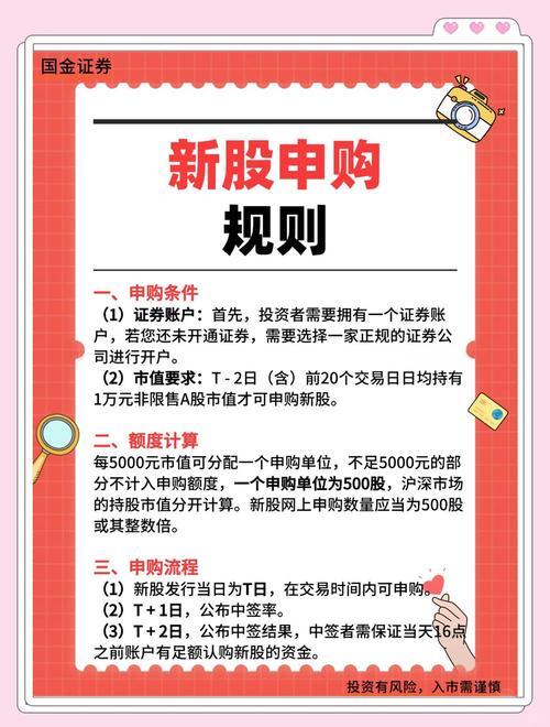 新股申购规则与机会_主板创业板科创板申购要素_打新股策略 注意事项